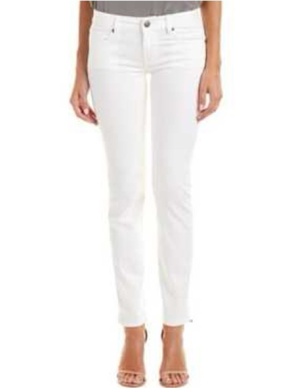CAbi Slimmie Stretch Skinny Jeans in White 8